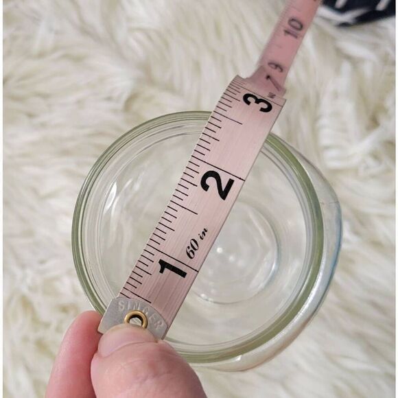 Country Style Qaulity Mason Jar Goblets Wine Glass Clear Pedistal - Picture 5 of 7